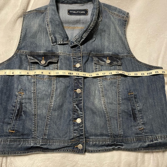 Maurices Plus Size Denim Vest - Picture 7 of 7